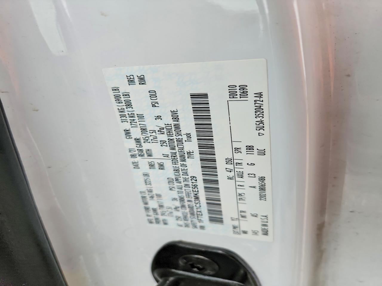 2021 FORD F150 SUPER CAB photo 23