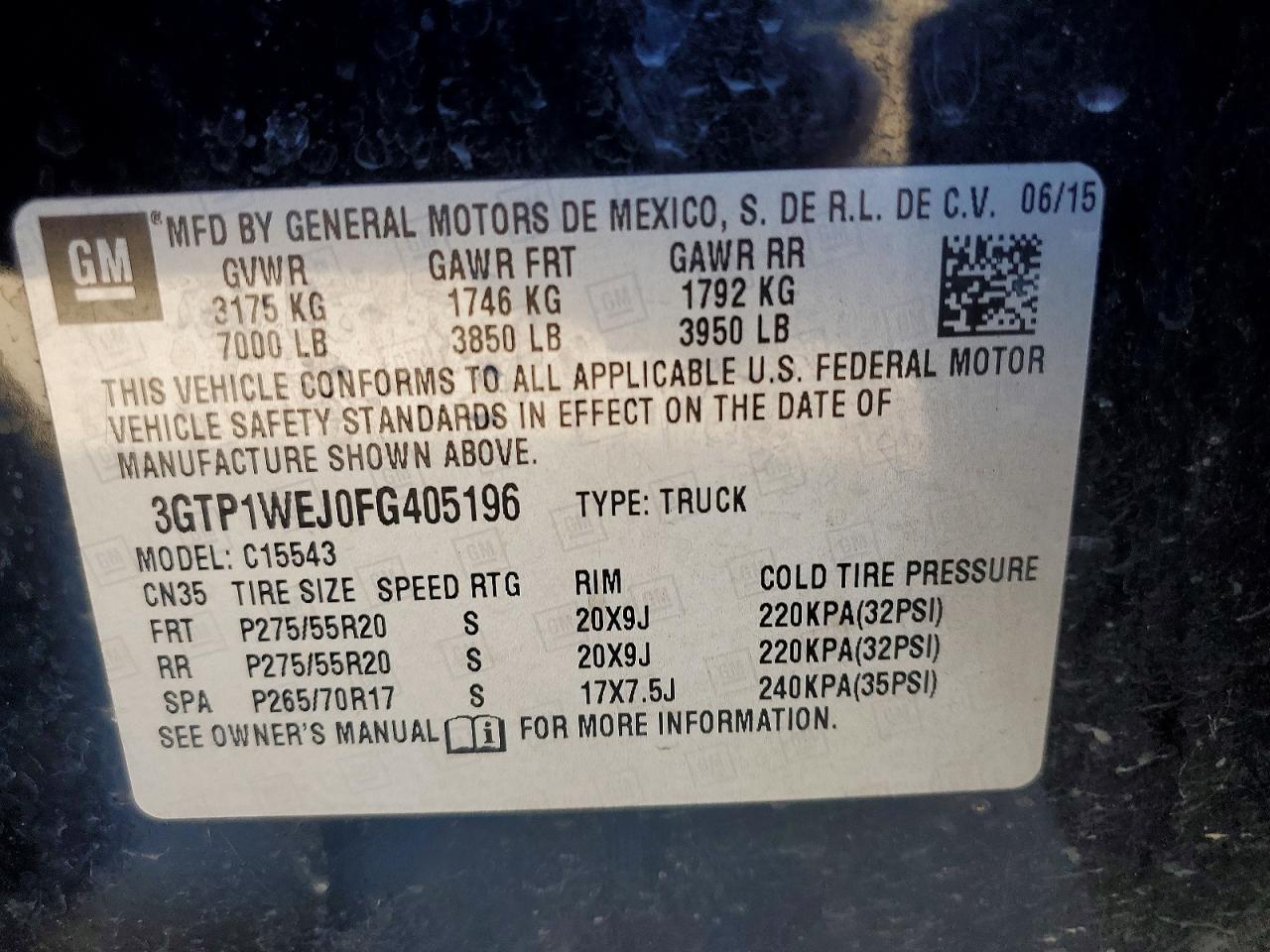 2015 GMC SIERRA C1500 DENALI photo 23
