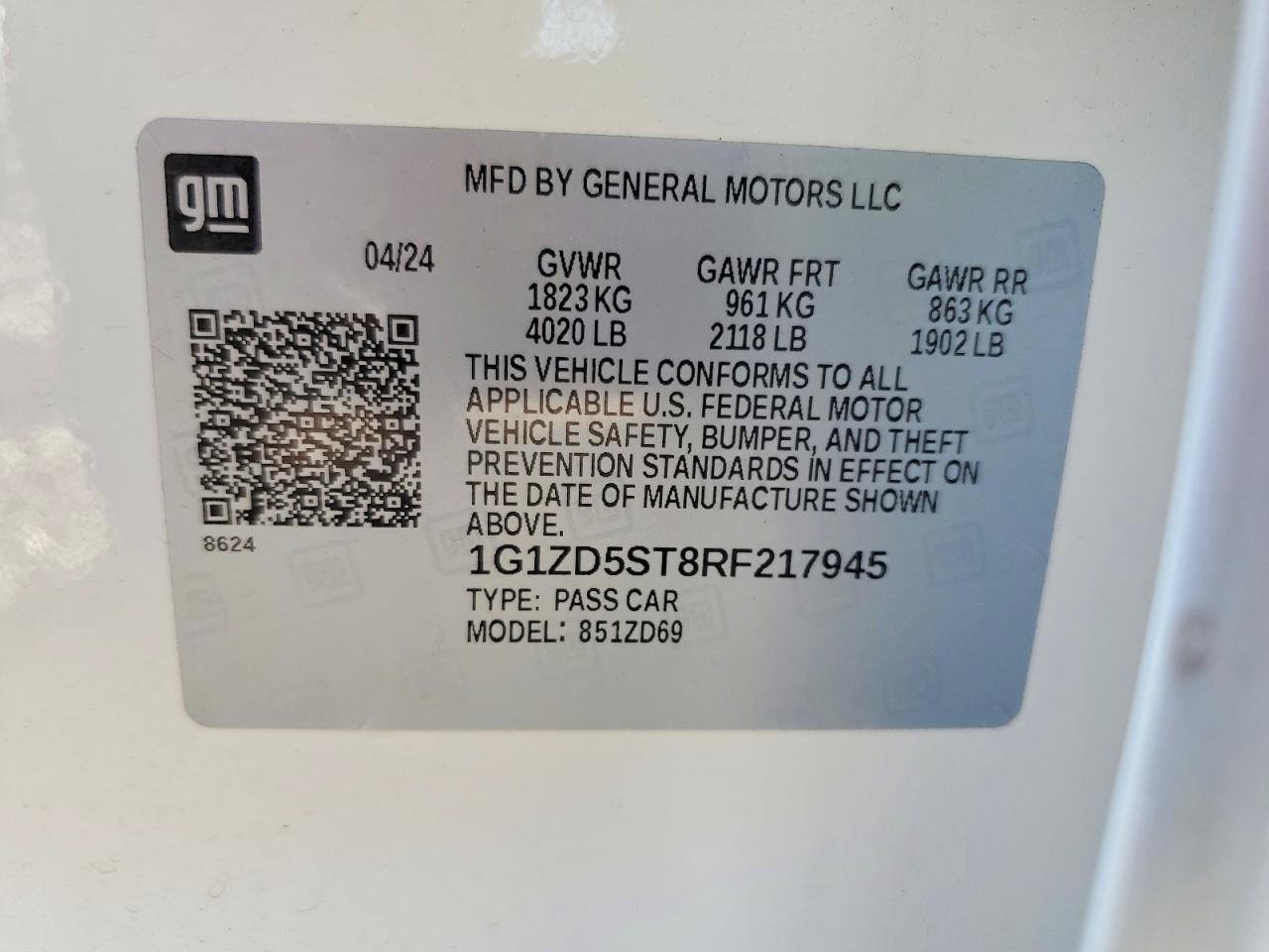 2024 CHEVROLET MALIBU LT photo 23