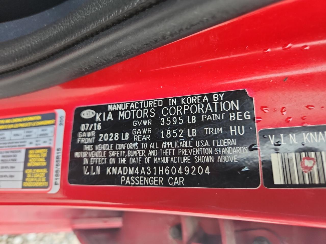 2017 KIA RIO LX photo 34