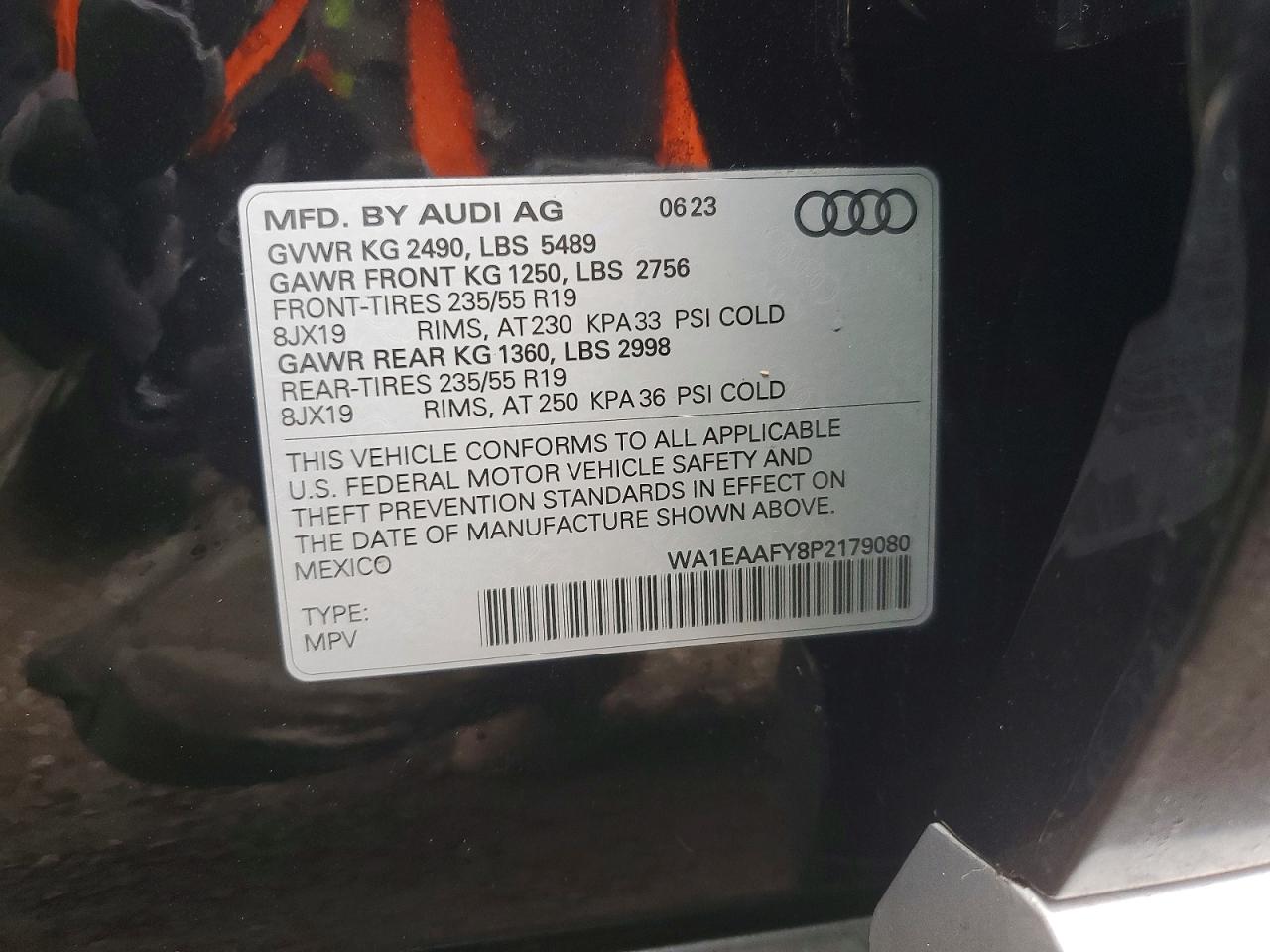 2023 AUDI Q5 PREMIUM PLUS 45 photo 12