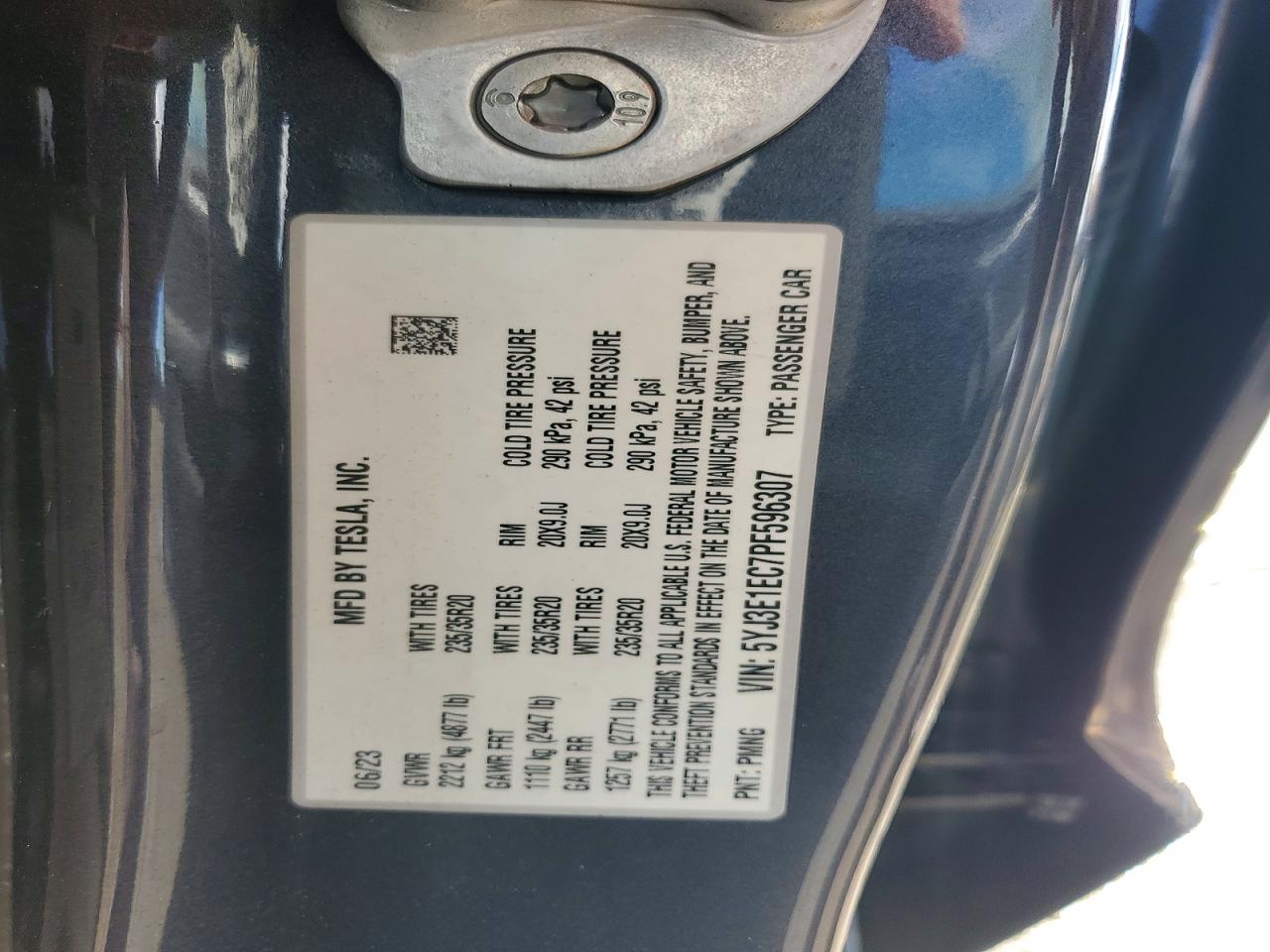 2023 TESLA MODEL 3 photo 23