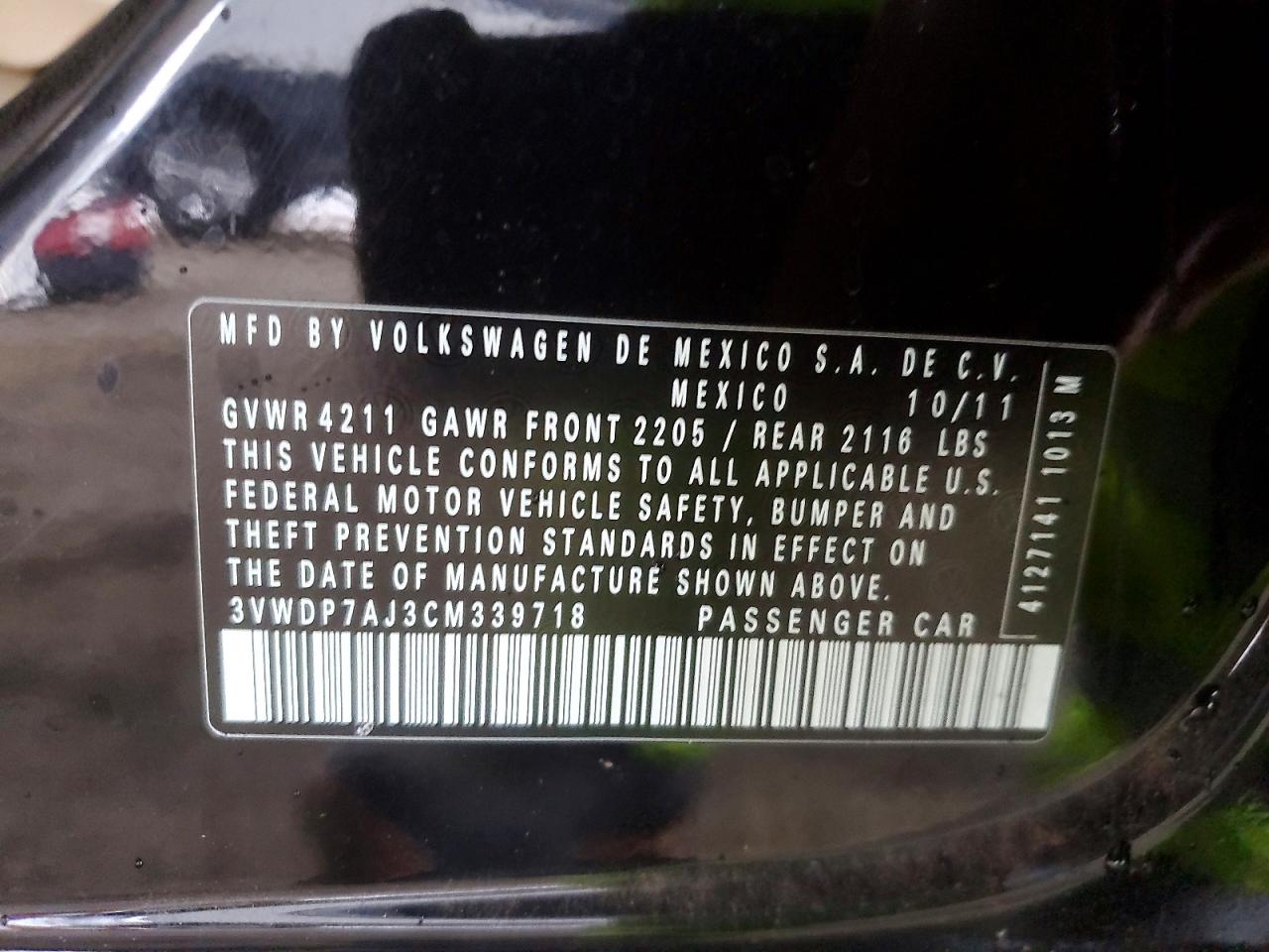 2012 VOLKSWAGEN JETTA SE photo 25