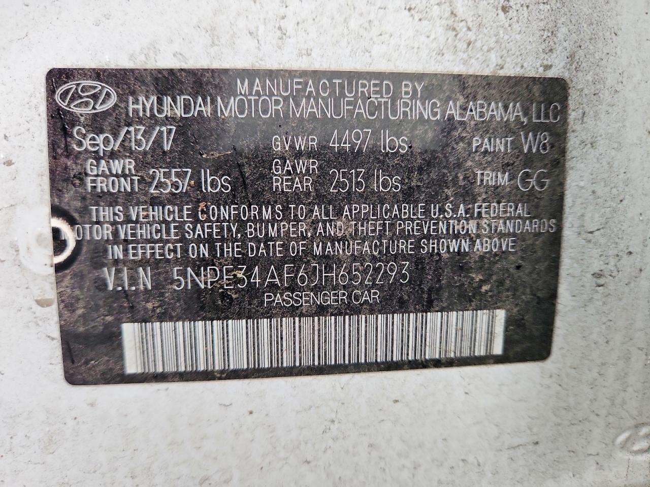 2018 HYUNDAI SONATA photo 34