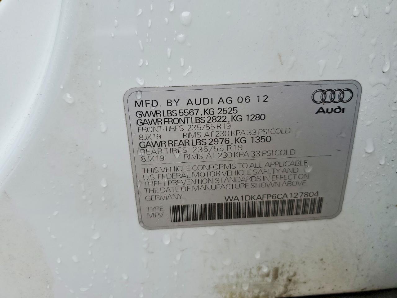 2012 AUDI Q5 PREMIUM PLUS photo 34