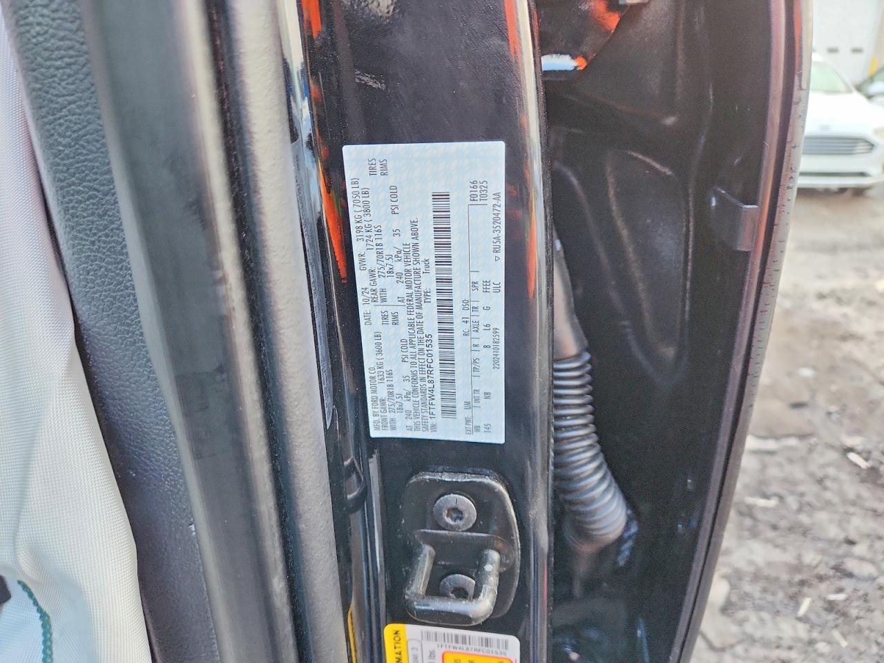 2024 FORD F150 TREMOR photo 12