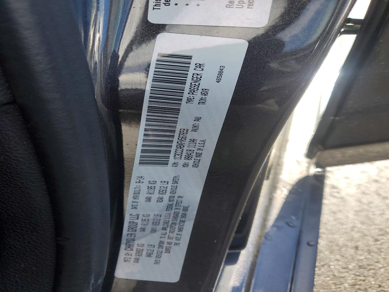 2015 CHRYSLER 200 LIMITED photo 34