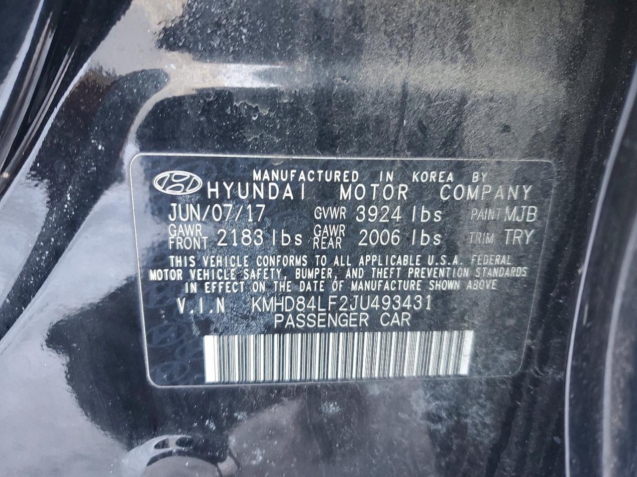 2018 HYUNDAI ELANTRA VALUE EDITION photo 12