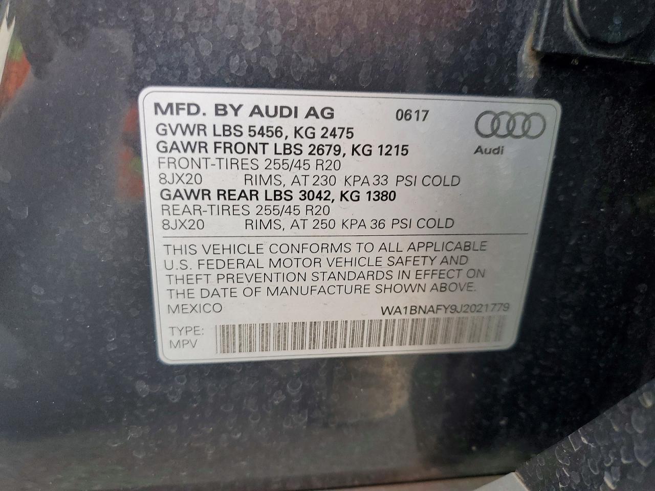 2018 AUDI Q5 PREMIUM PLUS photo 13