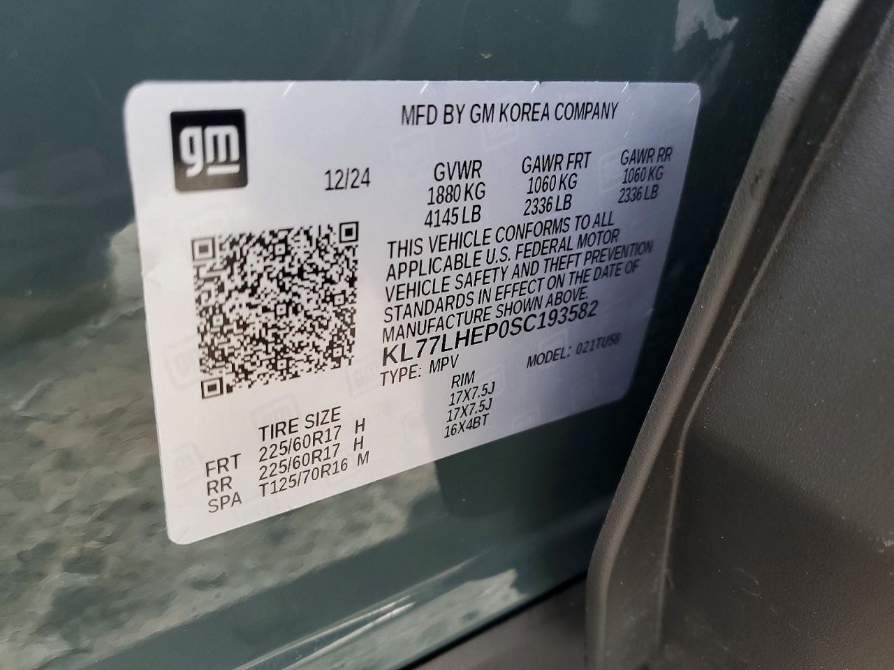 2025 CHEVROLET TRAX 1LT photo 12