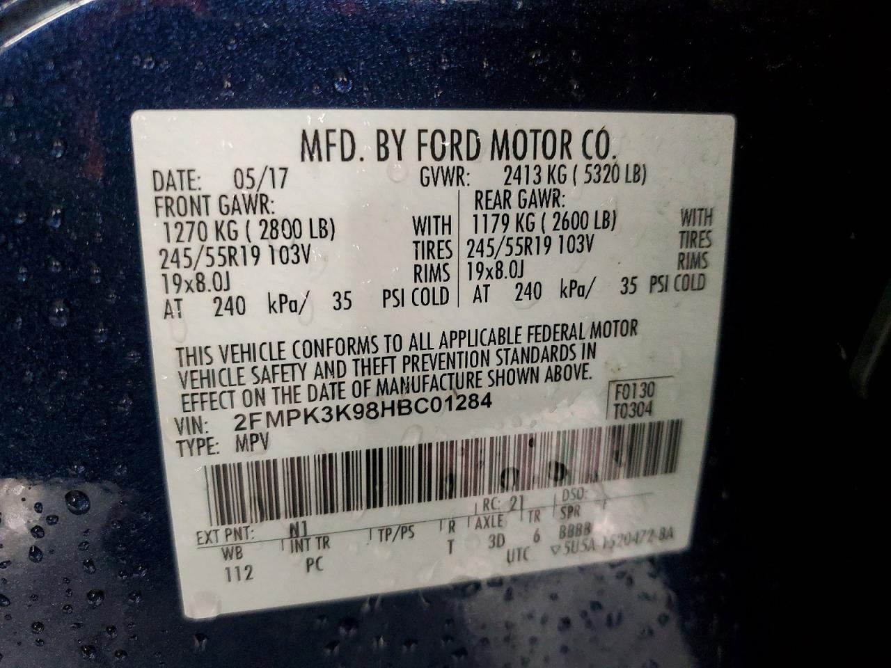 2017 FORD EDGE TITANIUM photo 25