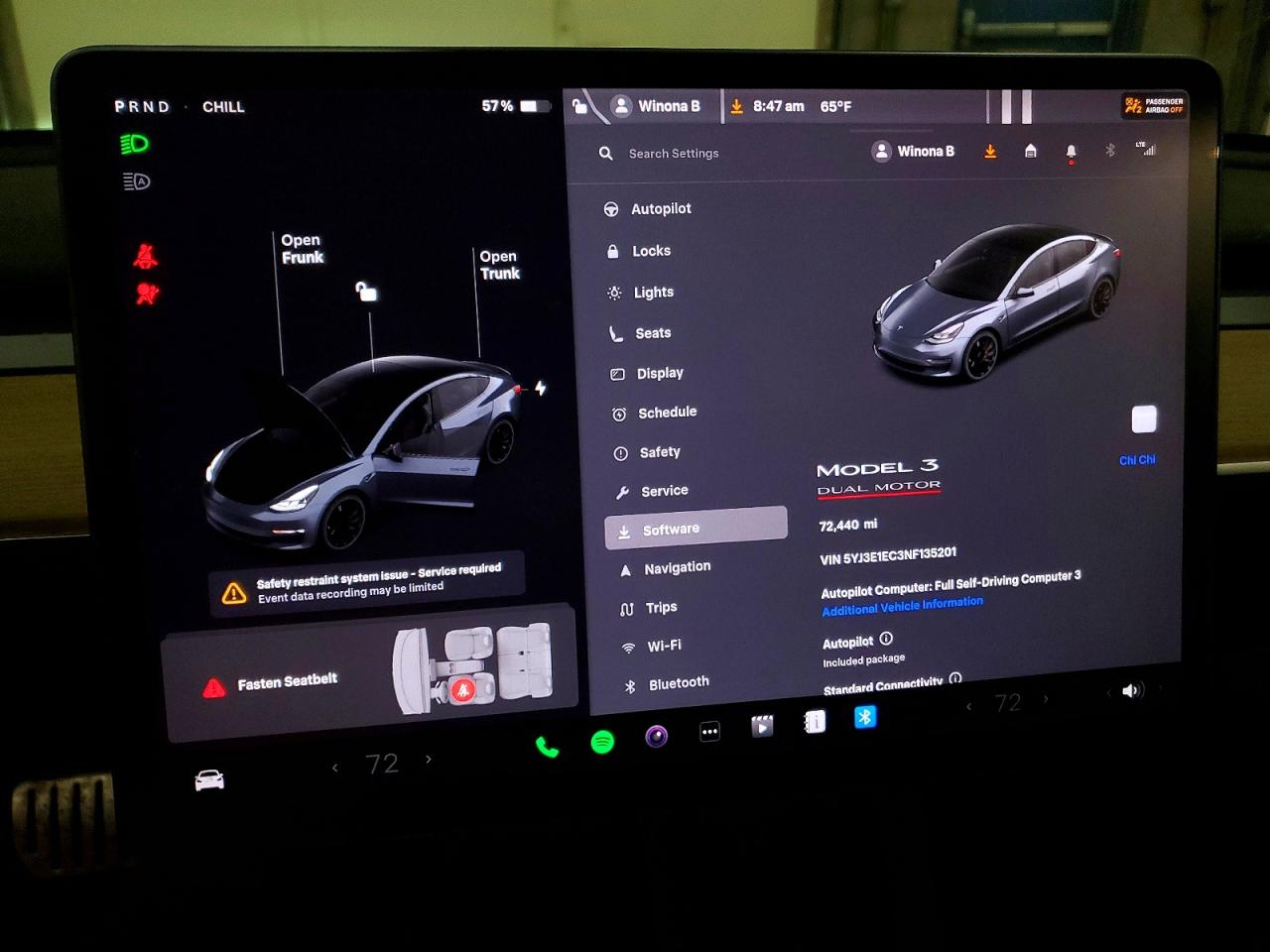 2022 TESLA MODEL 3 photo 17