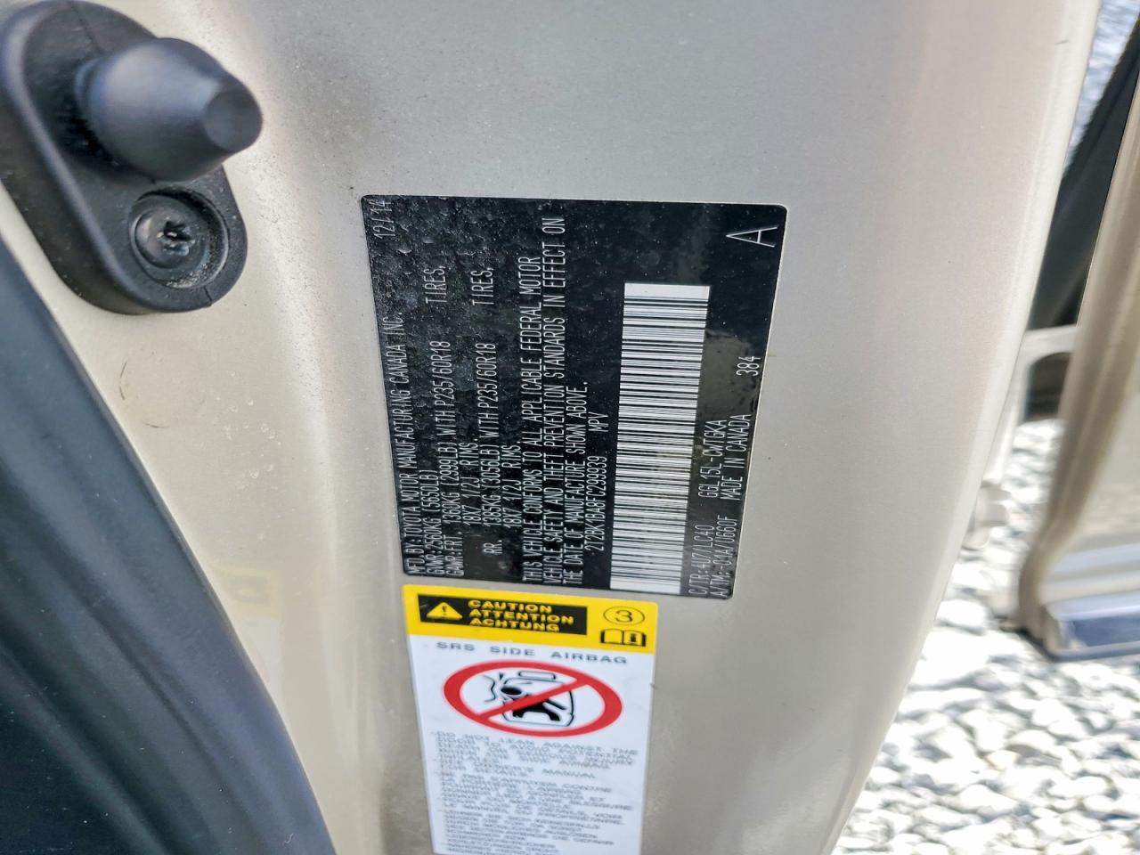 2015 LEXUS RX 350 BASE photo 34