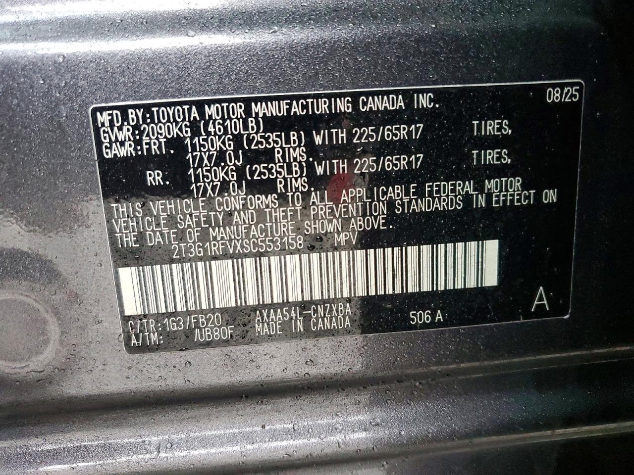 2025 TOYOTA RAV4 LE photo 13