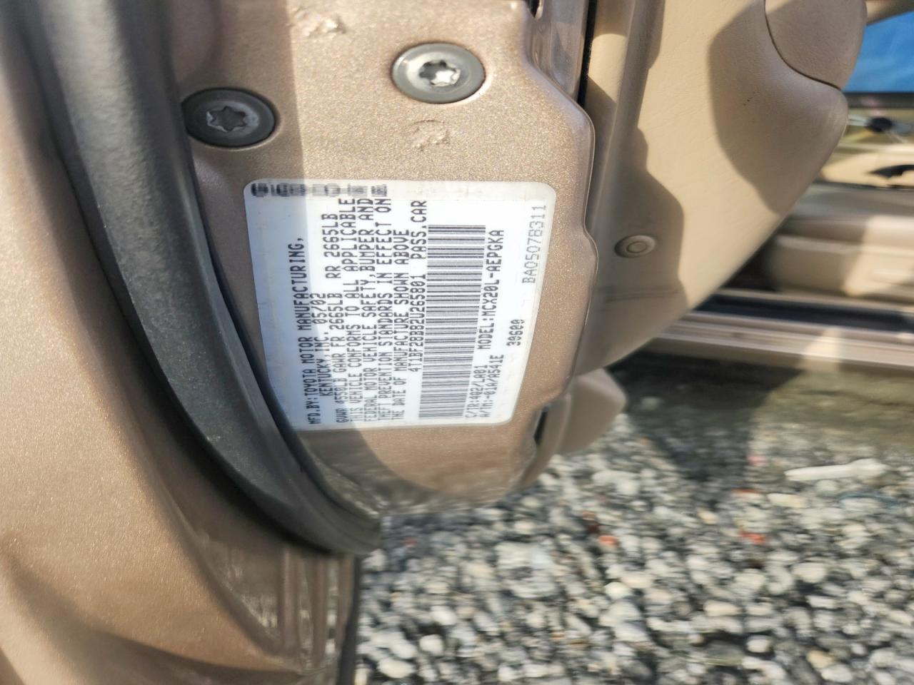 2002 TOYOTA AVALON XL photo 23