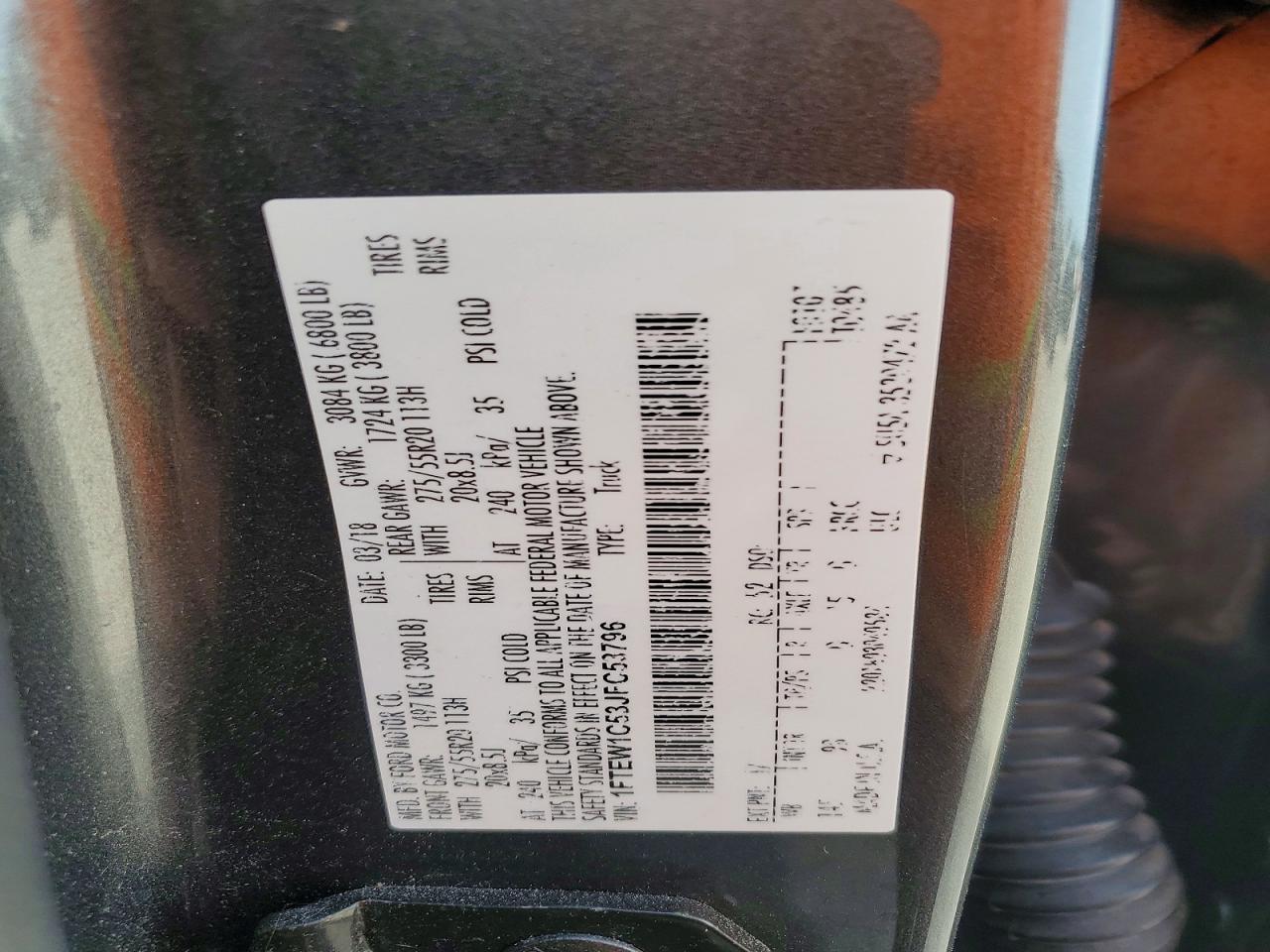 2018 FORD F150 SUPERCREW photo 25
