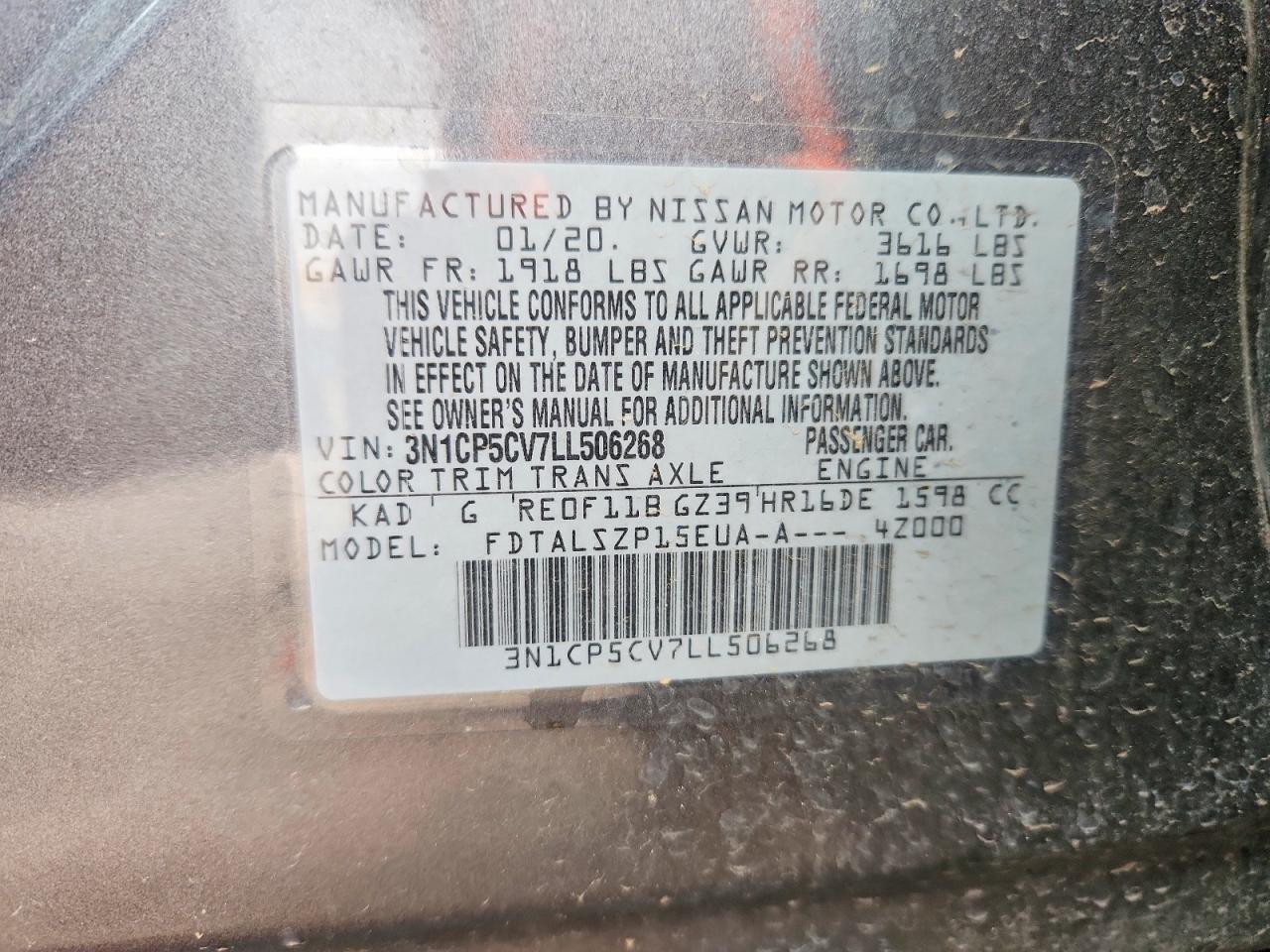 2020 NISSAN KICKS SV photo 25