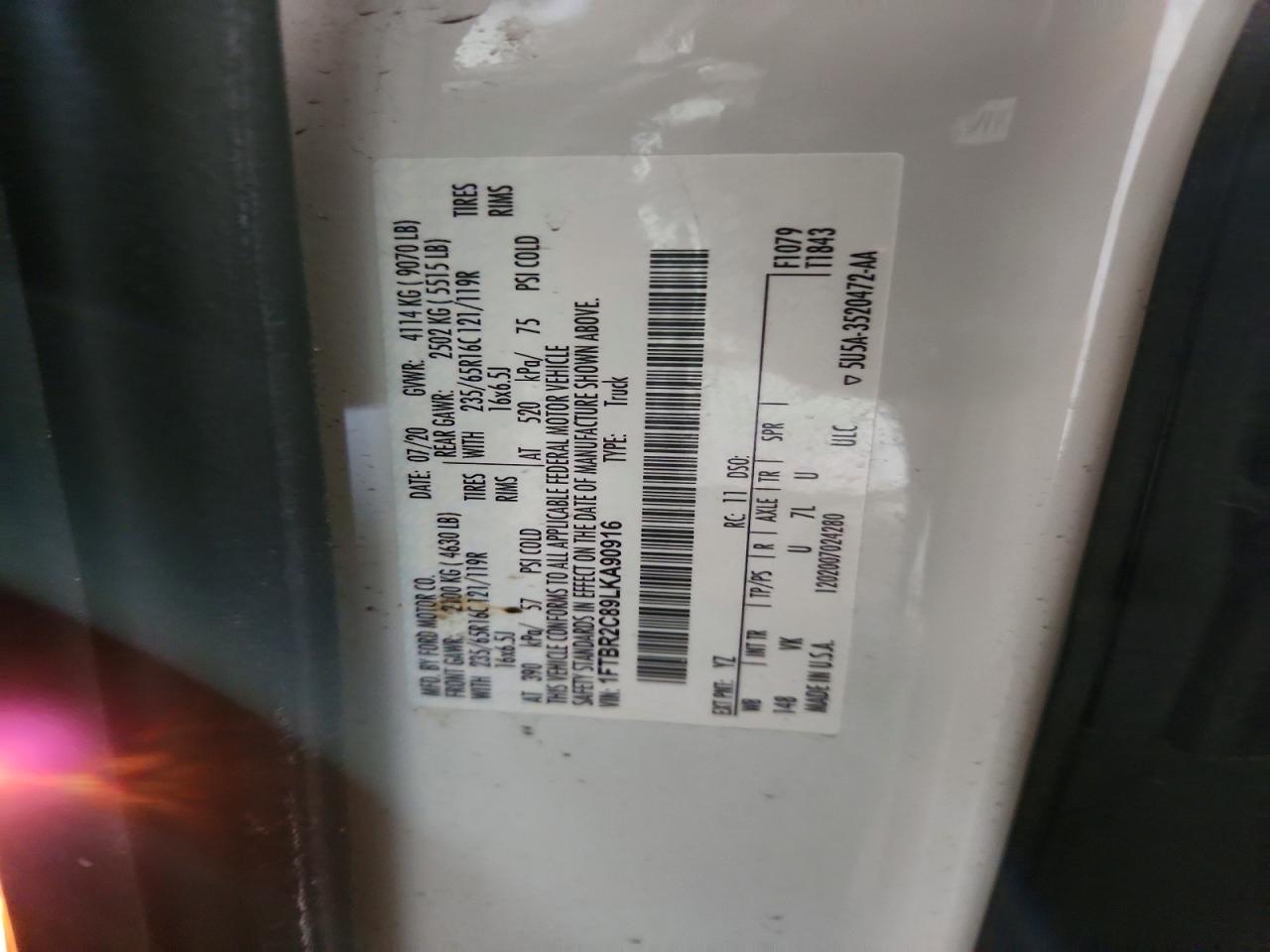 2020 FORD TRANSIT 250 DELIVERY VAN photo 25