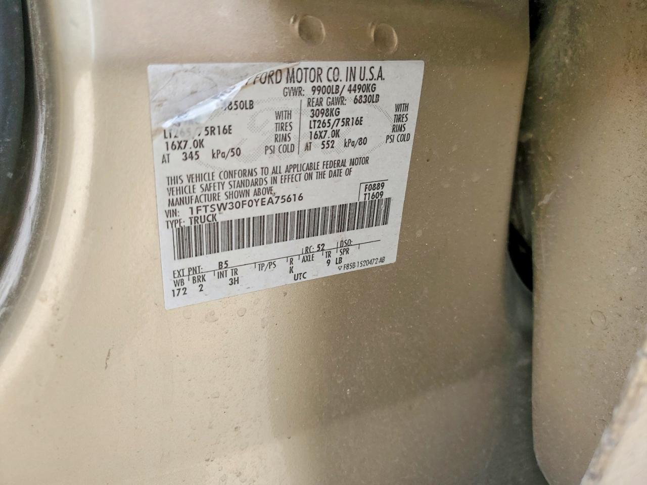 2000 FORD F350 SRW SUPER DUTY photo 25
