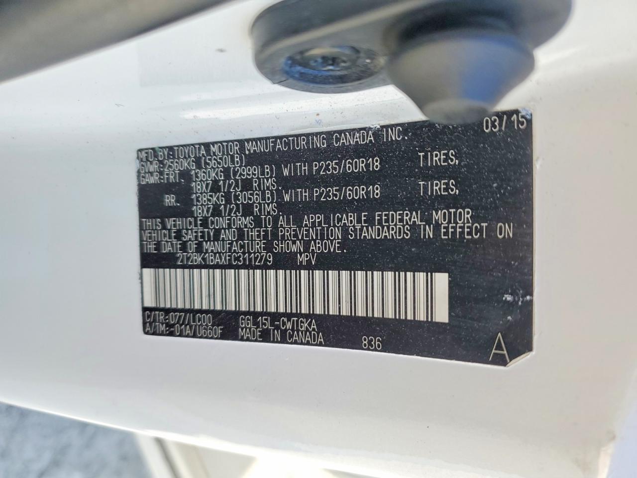 2015 LEXUS RX 350 BASE photo 25