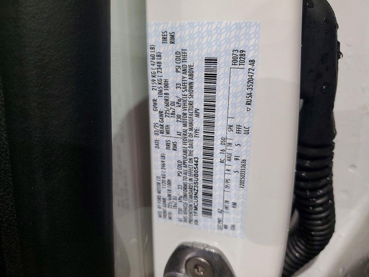 2025 FORD ESCAPE ST LINE SELECT photo 25