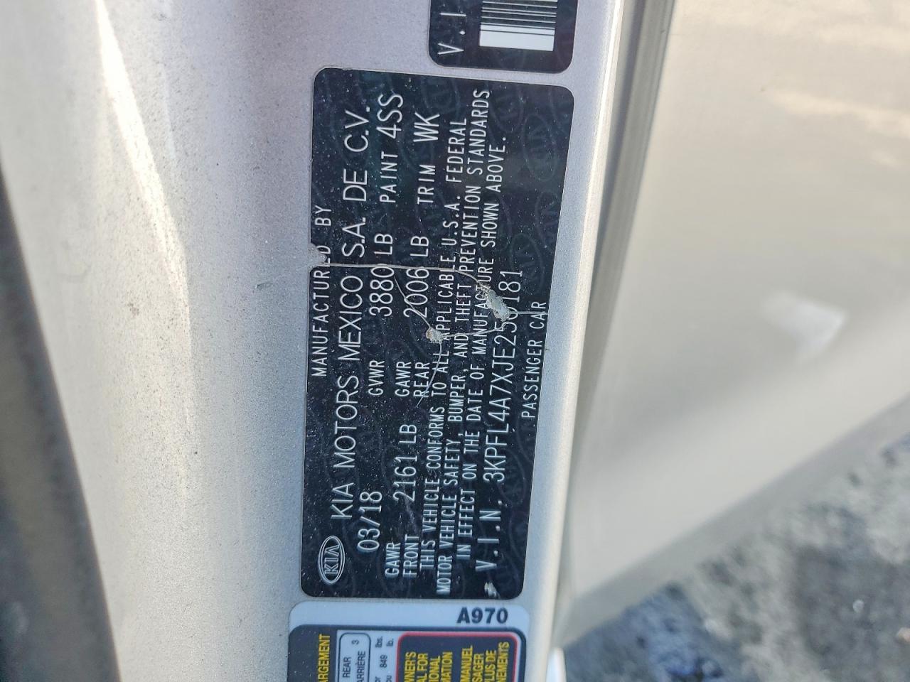 2018 KIA FORTE LX photo 23