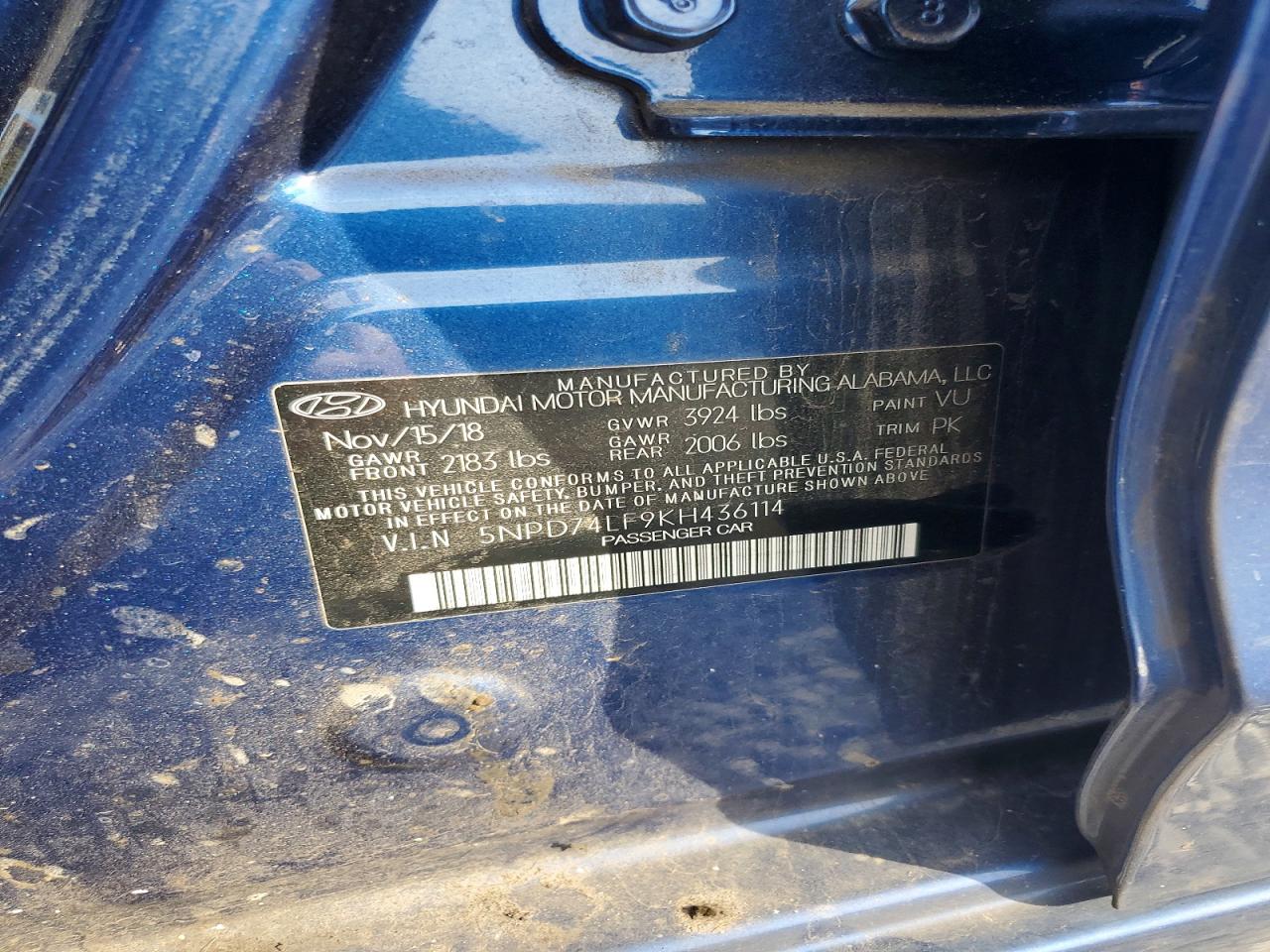 2019 HYUNDAI ELANTRA SE photo 23