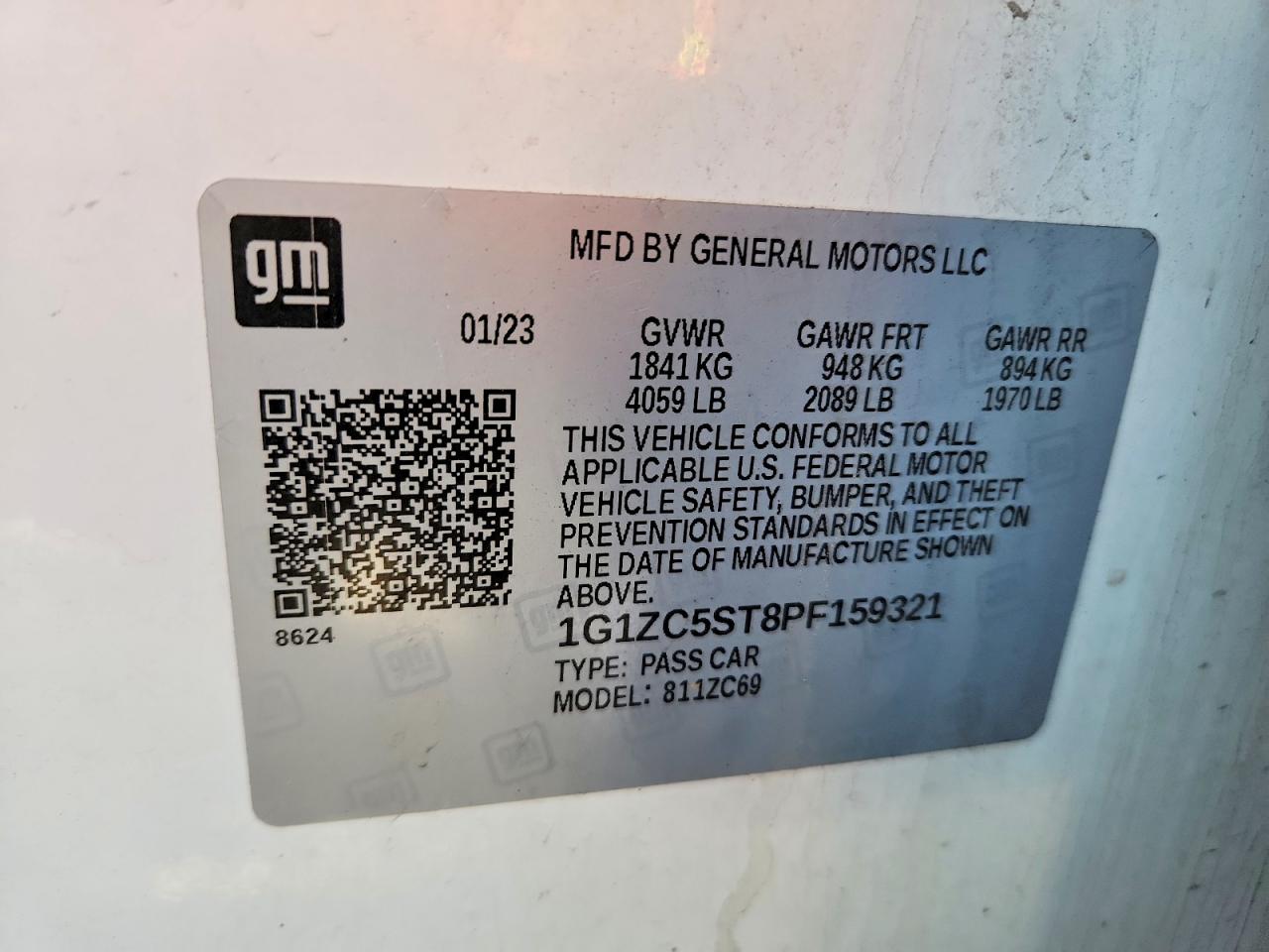 2023 CHEVROLET MALIBU LS photo 12