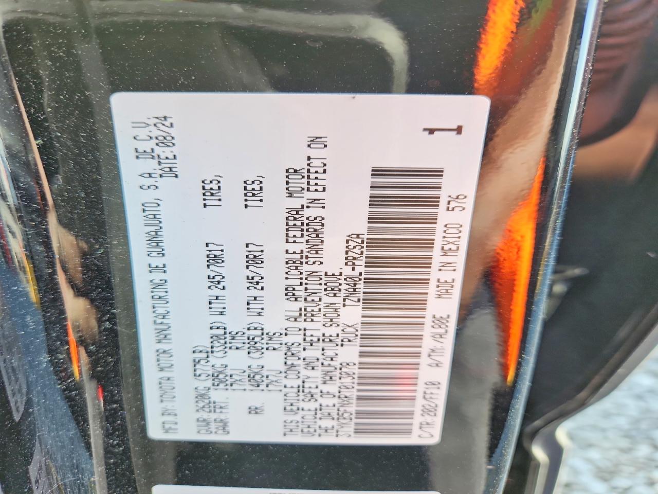 2024 TOYOTA TACOMA SR5 photo 23