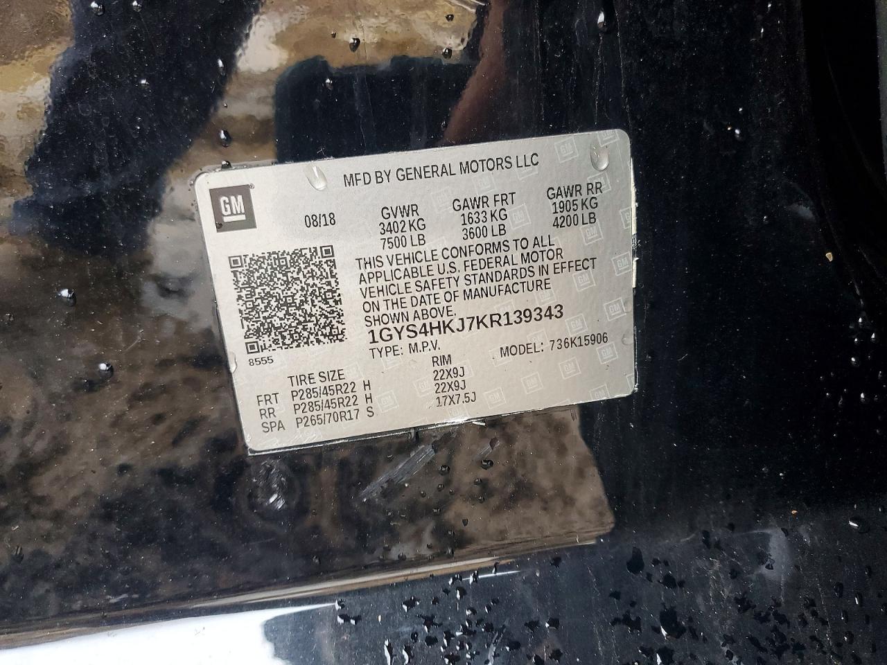 2019 CADILLAC ESCALADE ESV LUXURY photo 13