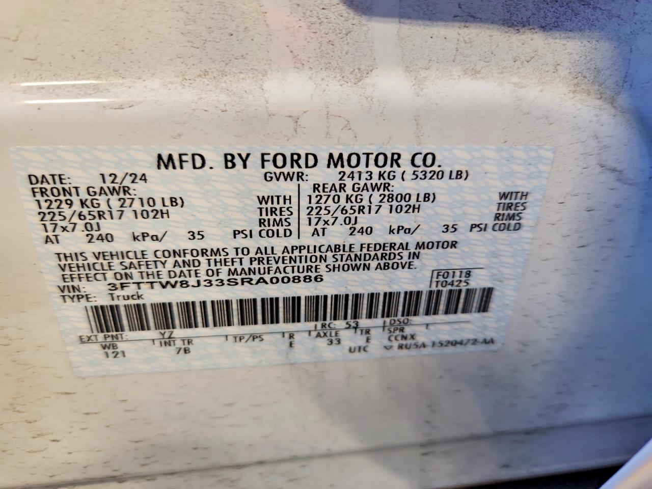 2025 FORD MAVERICK XLT photo 25