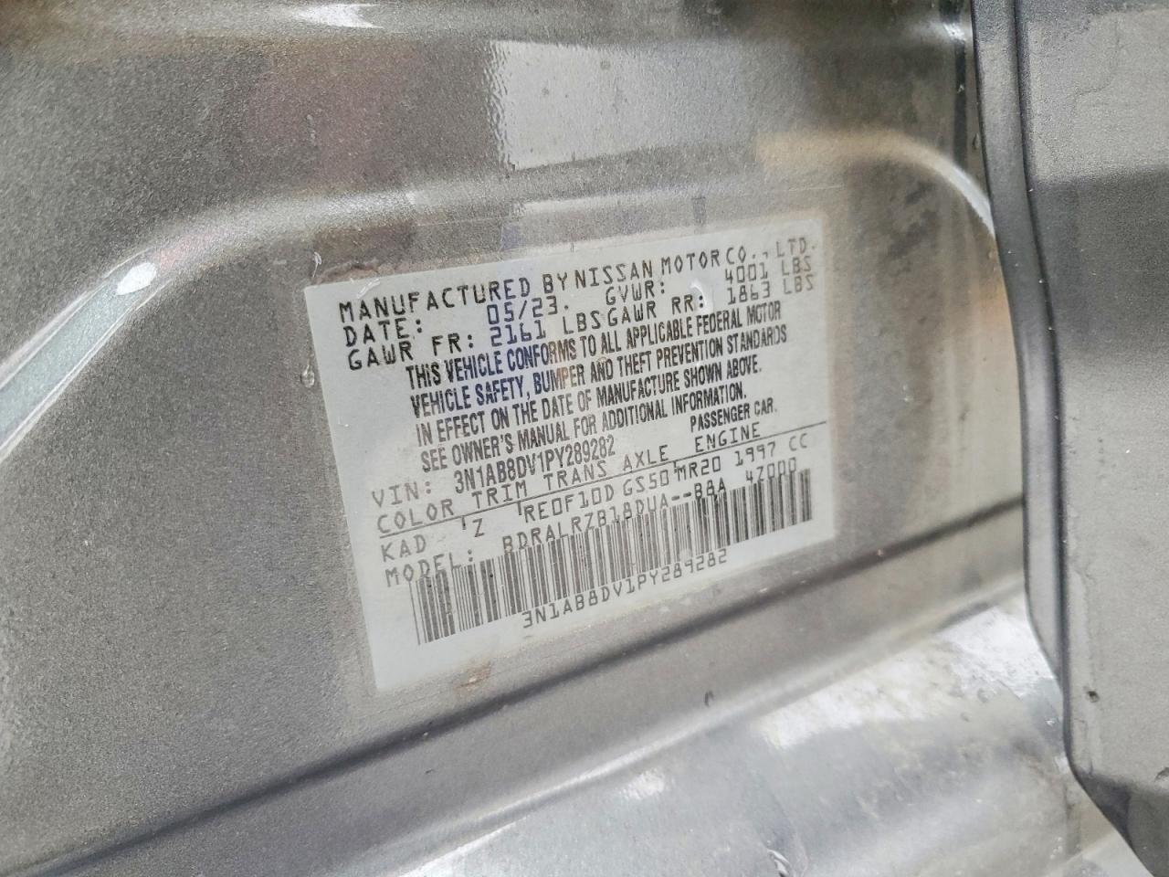 2023 NISSAN SENTRA SR photo 34