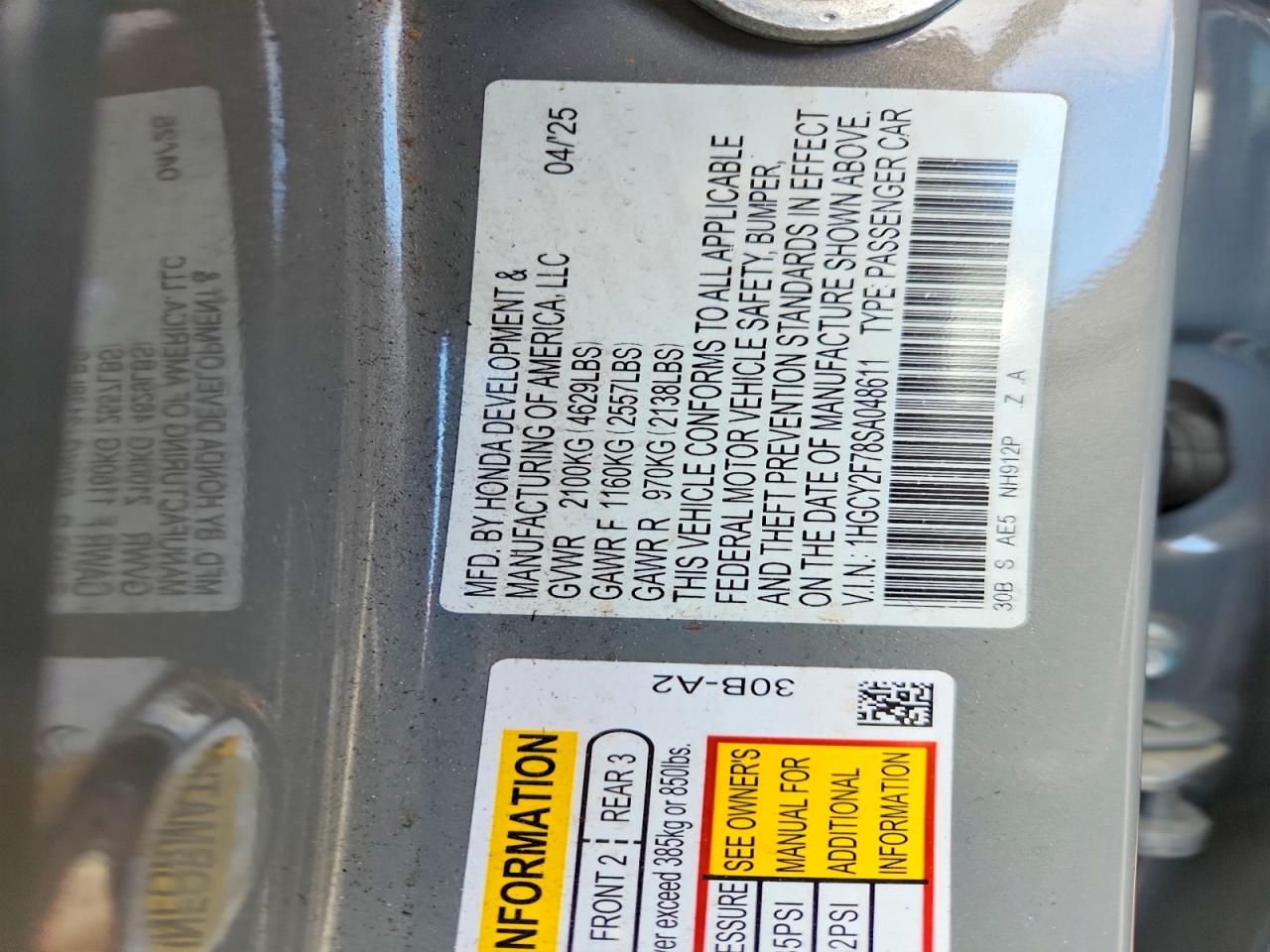 2025 HONDA ACCORD HYBRID SPORT-L photo 23