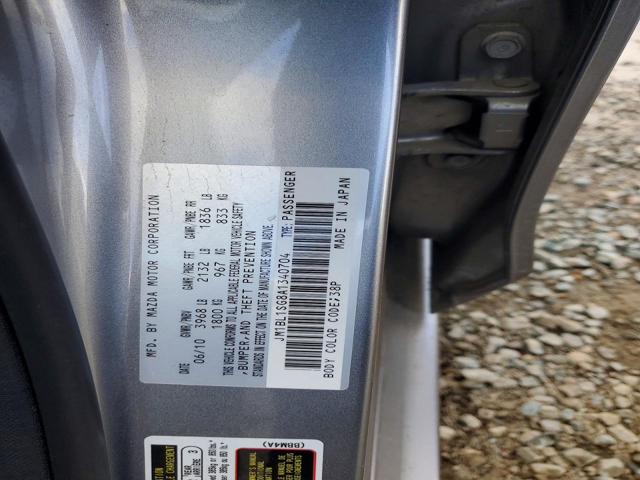 2010 MAZDA 3 I photo 23