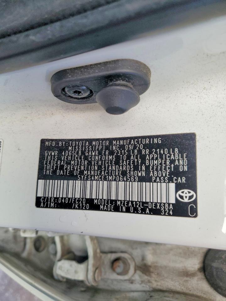 2021 TOYOTA COROLLA SE photo 13