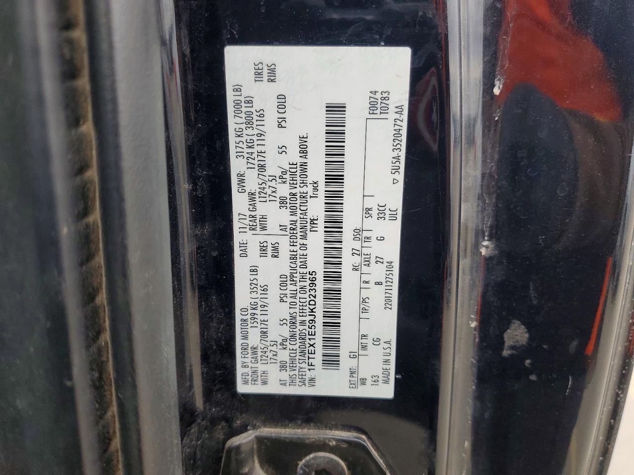 2018 FORD F150 SUPER CAB photo 12