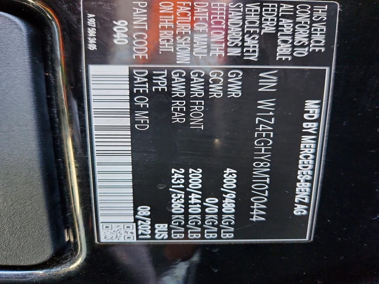 2021 MERCEDES-BENZ SPRINTER 2500 photo 27