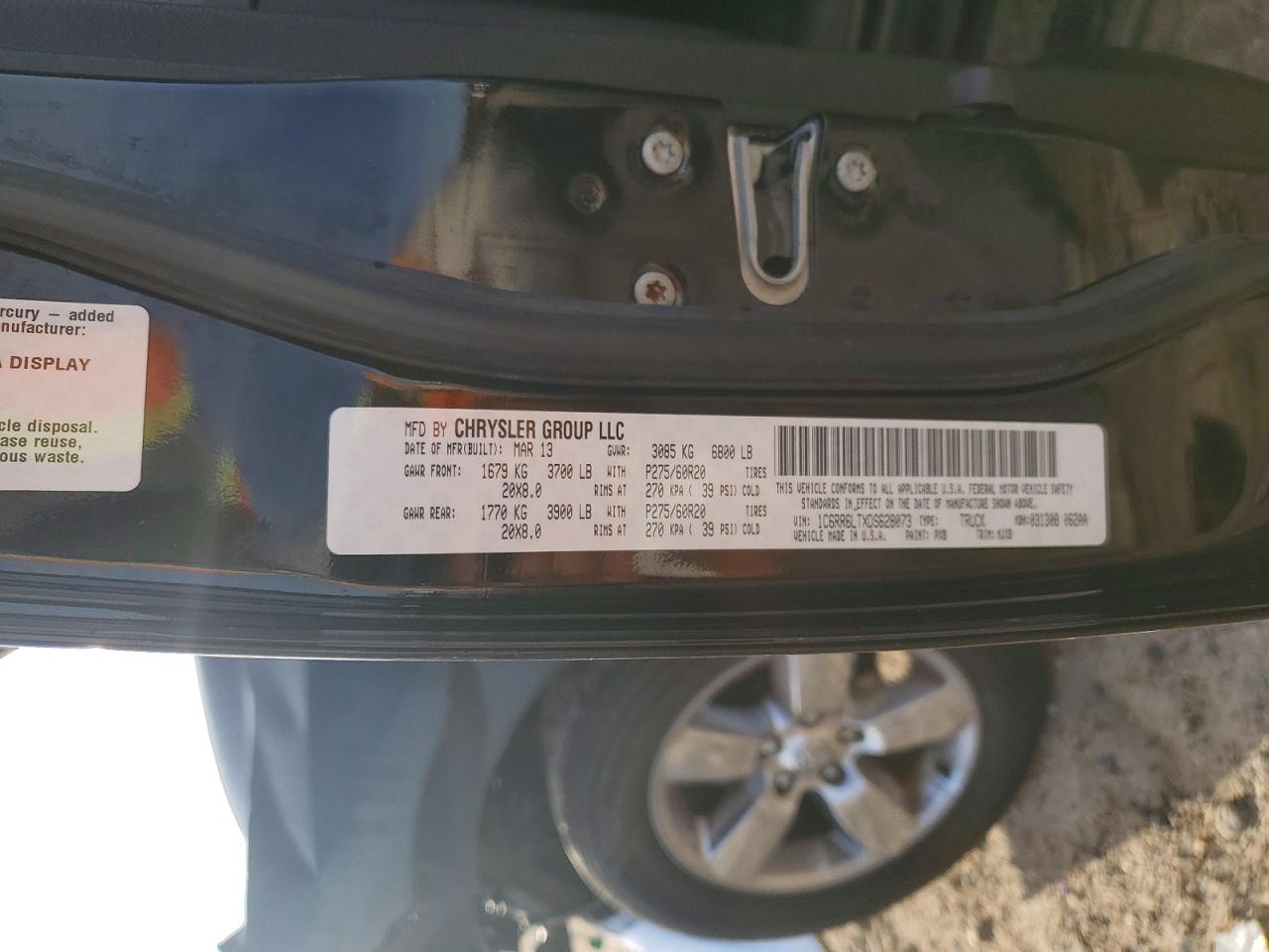 2013 RAM 1500 SLT photo 12