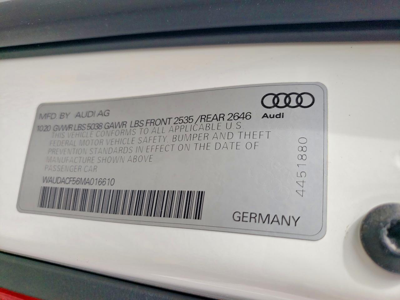 2021 AUDI A5 PREMIUM 45 photo 34