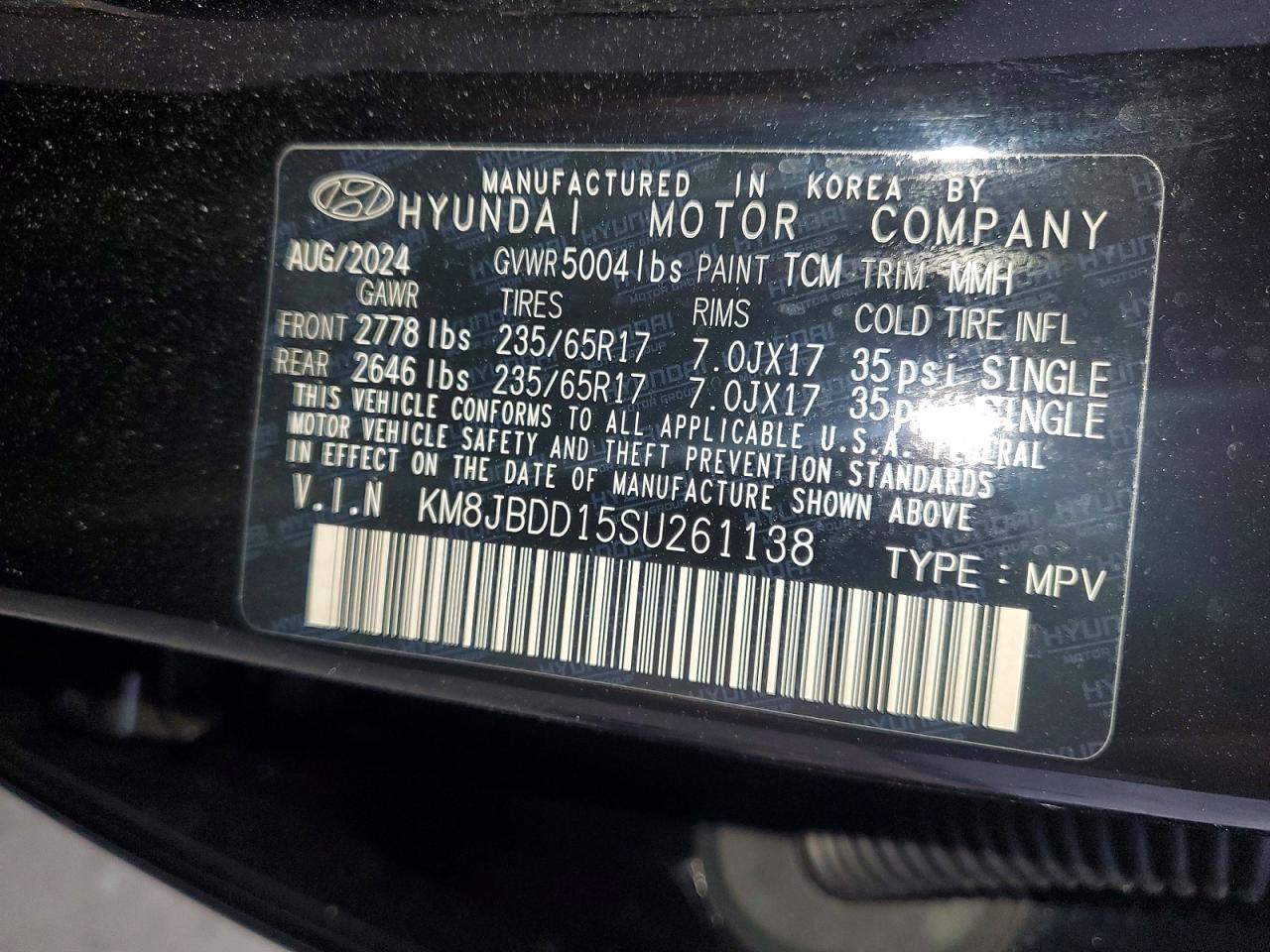 2025 HYUNDAI TUCSON BLUE photo 13