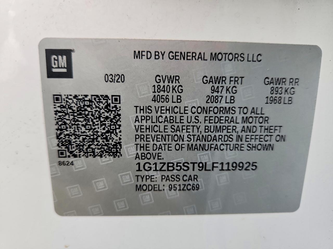 2020 CHEVROLET MALIBU LS photo 23