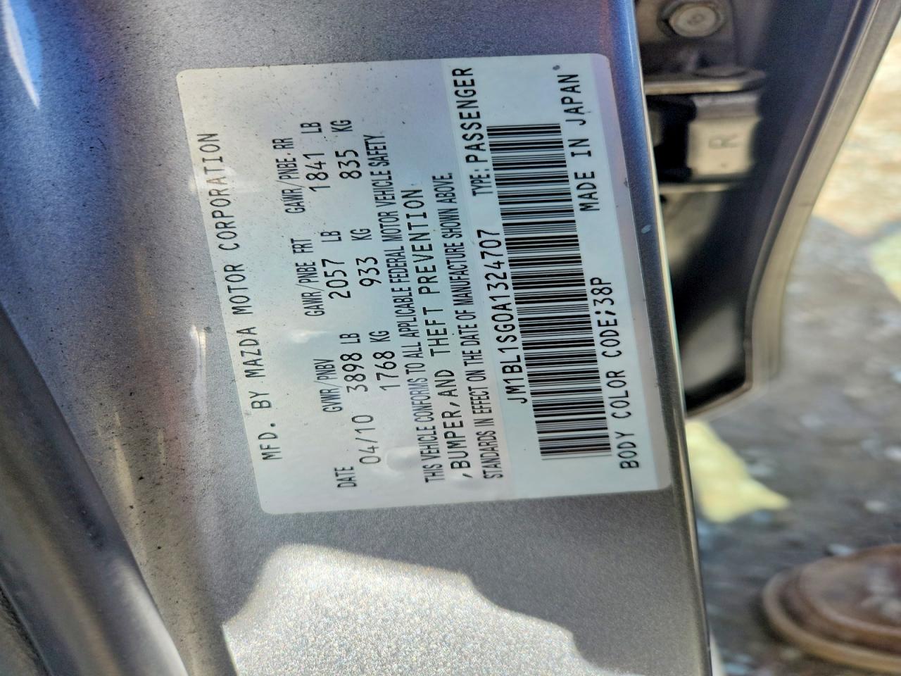 2010 MAZDA 3 I photo 34