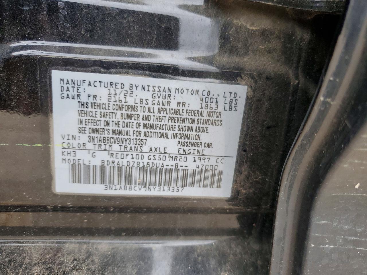 2022 NISSAN SENTRA SV photo 25