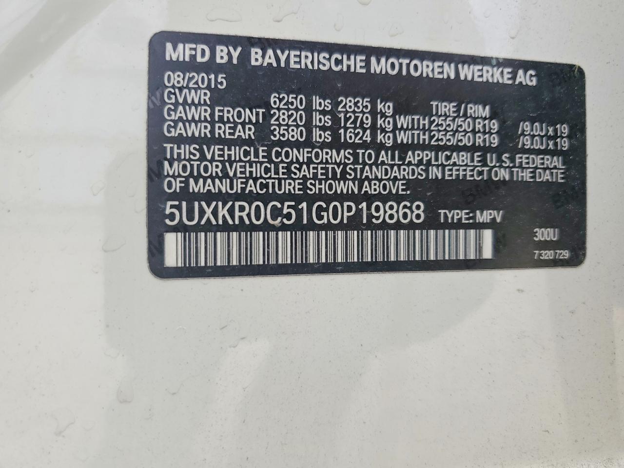 2016 BMW X5 XDRIVE35I photo 23