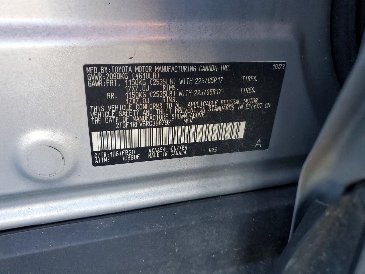 2024 TOYOTA RAV4 LE photo 13
