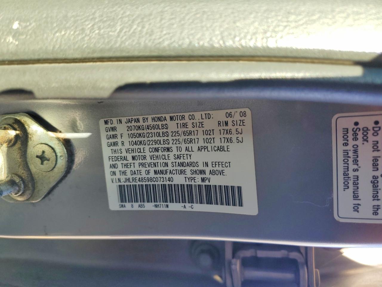 2008 HONDA CR-V EX photo 27
