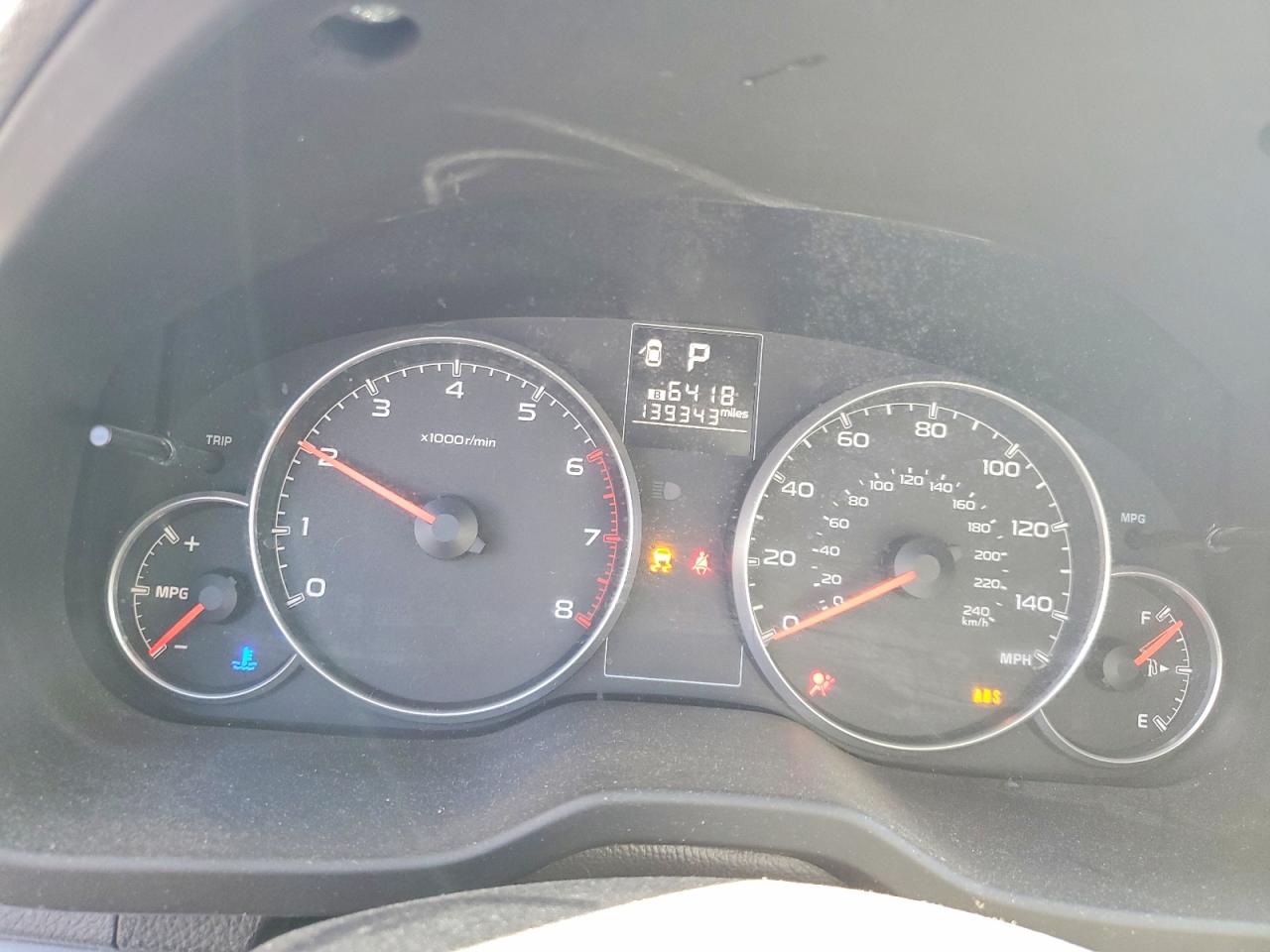 2014 SUBARU OUTBACK 2.5I photo 9
