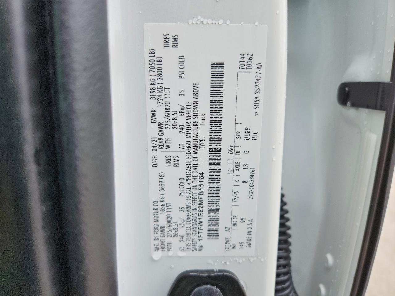 2021 FORD F150 SUPERCREW photo 25