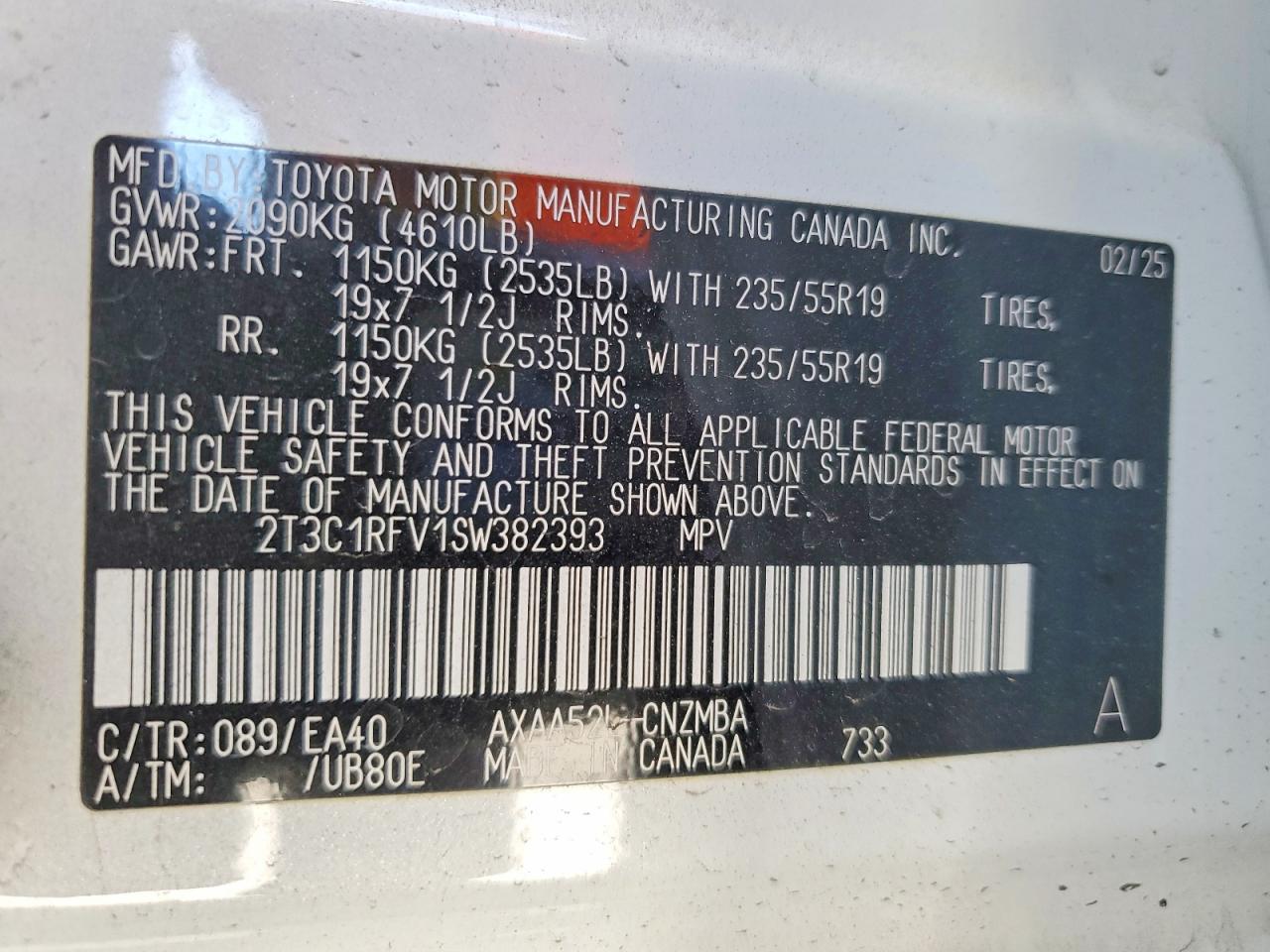 2025 TOYOTA RAV4 XLE PREMIUM photo 37