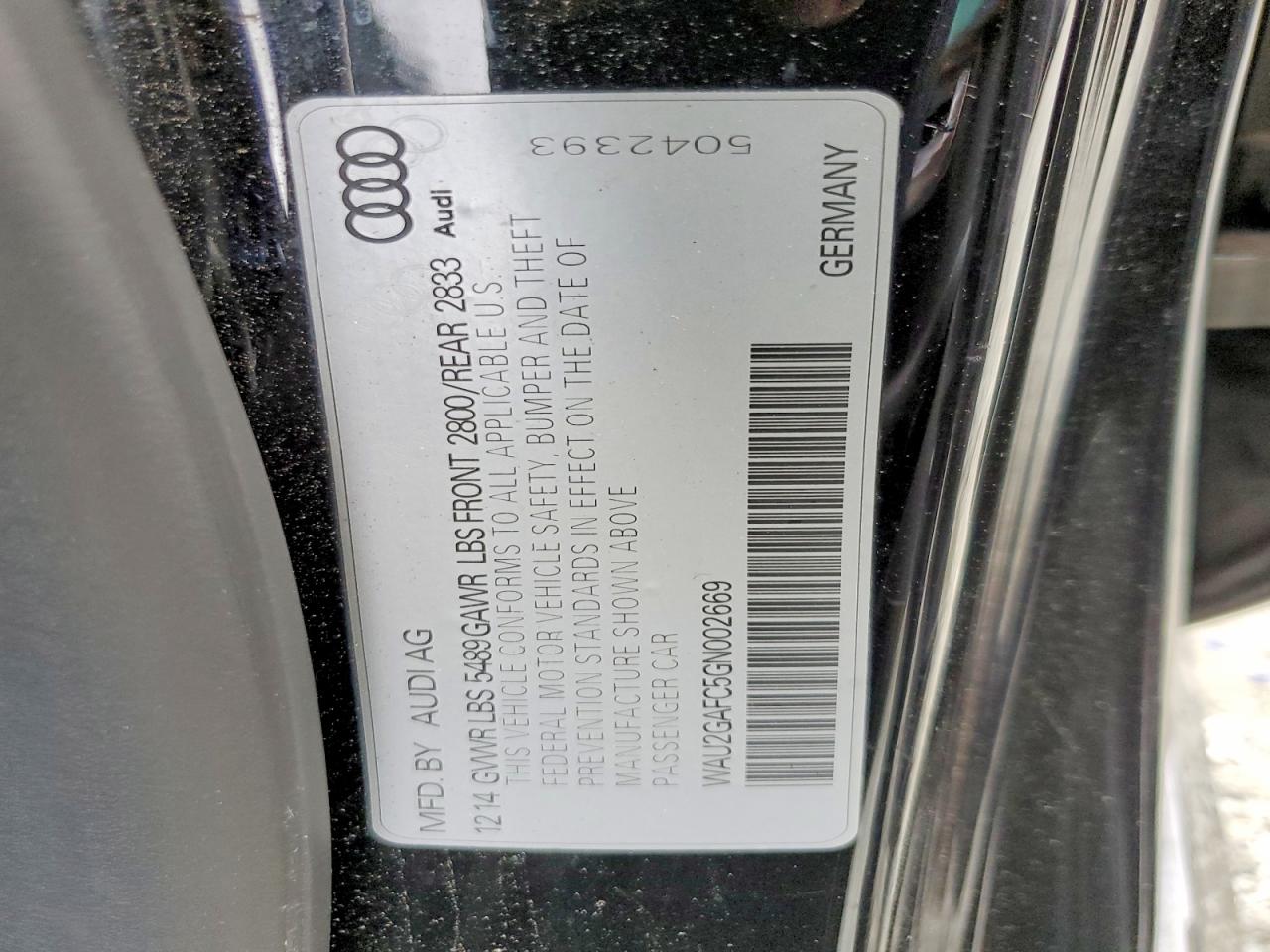2016 AUDI A7 PRESTIGE photo 34